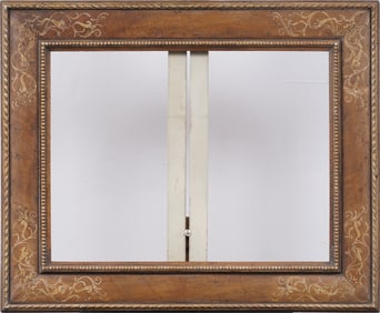Wide Antique European Carved Oil Painting Frame Standard 18 by 24 Inch Opening