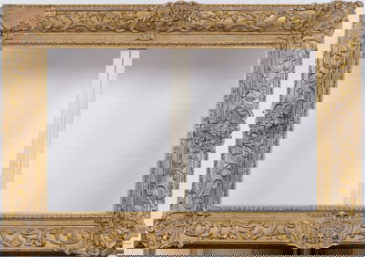 Monumental Gold Leaf Giltwood Oil Painting Frame Adriaen Van Der Cabel (c. 1631 - 1705) Nameplate