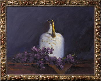 Robert Waltsak Antique American Impressionist Flower Still Life Framed Original Oil Painting (1 of 5)