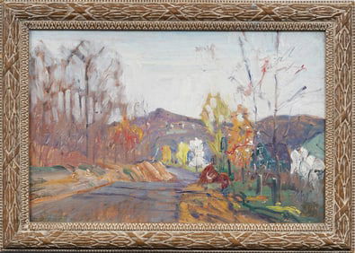 Walter Emerson Baum (1884 - 1956) Antique American Impressionist Pennsylvania Oil Painting