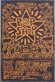 Keith Haring (1958 - 1990) Super Rare and Important Pop Art Shop Original Vintage  Poster