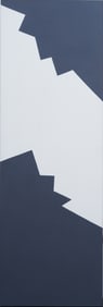 Valerie Markwood 1982 Large Vintage Mid Century Modern American School Abstract Minimalist Painting