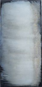 Ethel Edwards (1915 - 1999) Antique American Female Abstract Minimalist Original Oil Painting