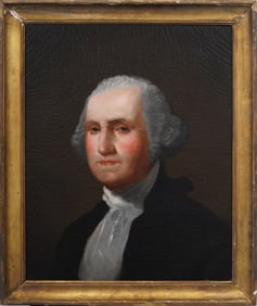 John Trumbull (1756 - 1843) Rare Museum Worthy Important Presidential Portrait of George Washington
