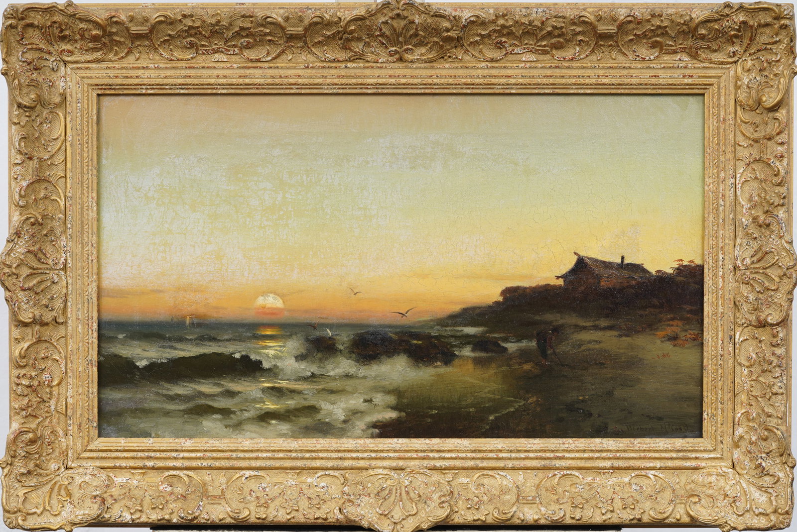 George Herbert McCord (1848-1909)  Antique American Luminous Hudson River School Oil Painting (1 of 9)