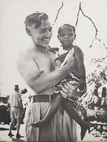 Clark Gable Vintage Movie Poster Photograph Mogambo Hollywood Memorabilia