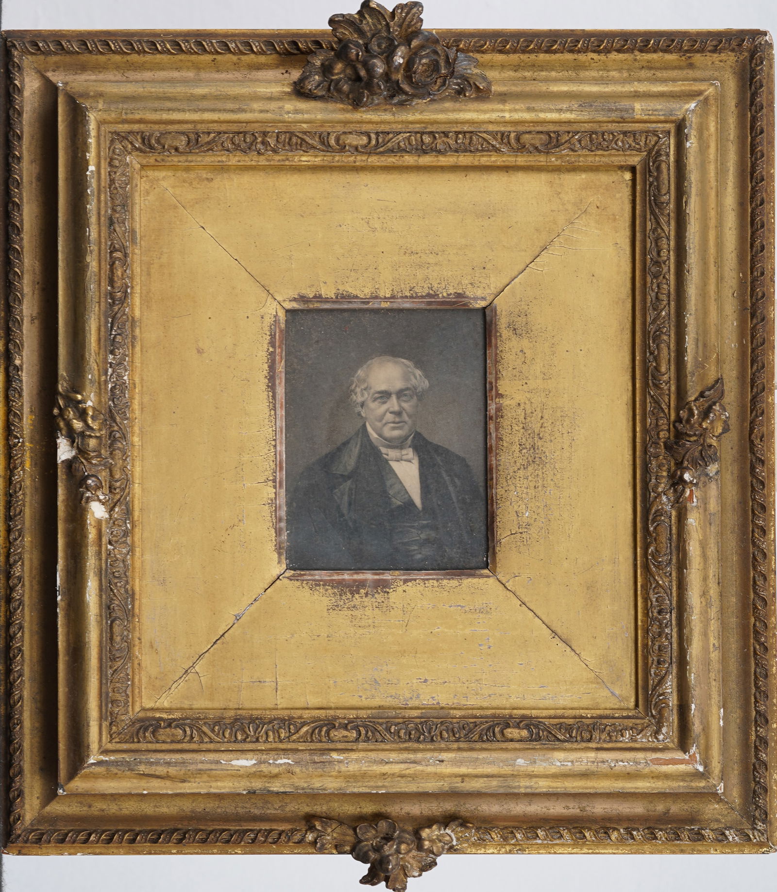 Goerge F. Of Antique American Important and Rare Gold Leaf Oil Painting Frame (1 of 4)