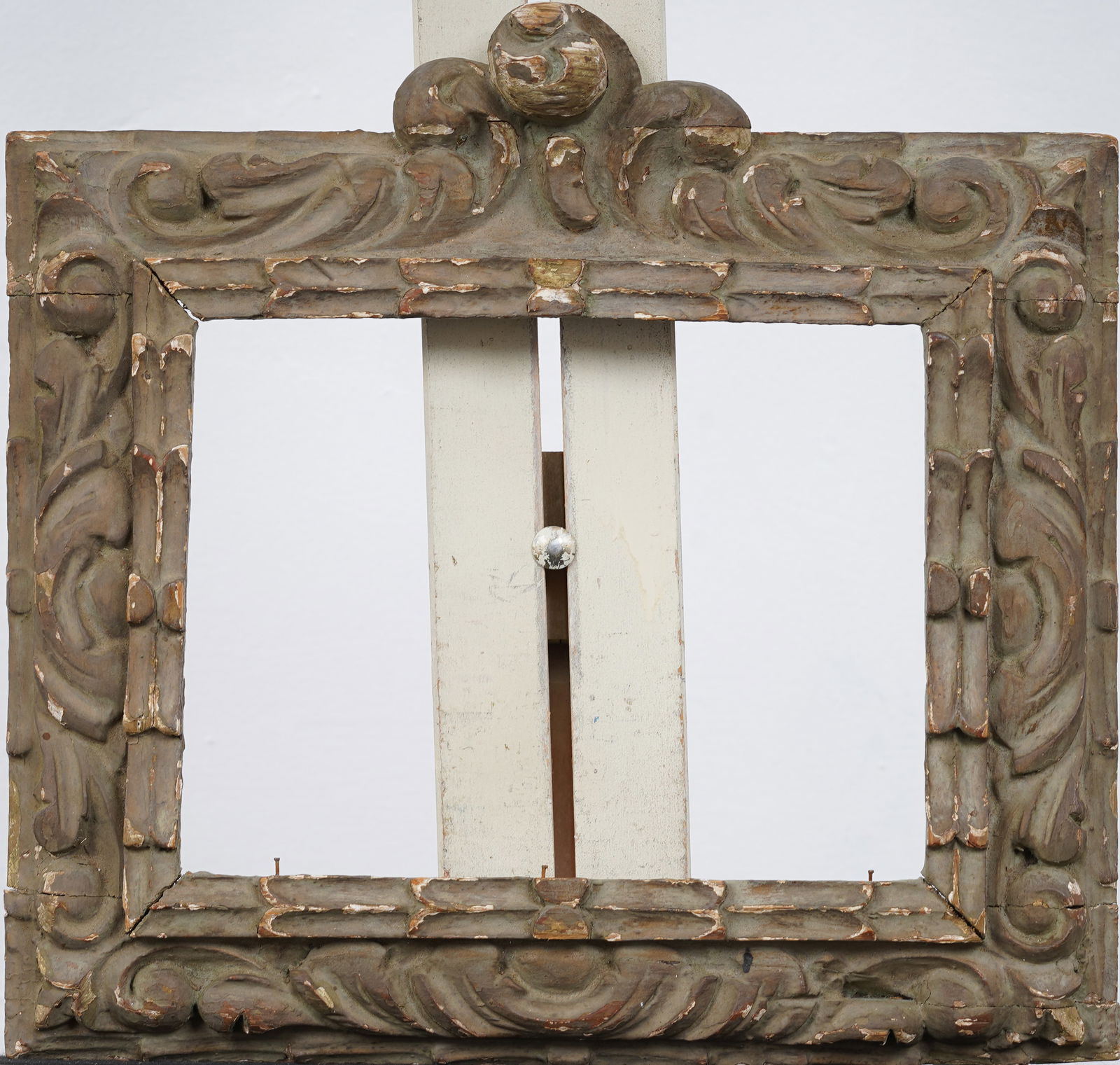 Antique Hand Carved Art Nouveau Oil Painting Frame (1 of 6)