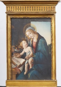 Antique European Gold Leaf 19th Century Tabernacle Frame