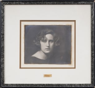 József Pécsi  (b1889) Important Hungarian Photographer Portrait of a Young Woman