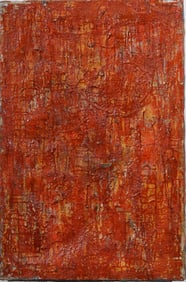 Misha Reznikoff (1905-1971) Important Antique American Abstract Expressionist Original Oil Painting