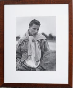 Bruce Weber (b1946) American Photographer for Calvin Klein Framed Original Male Portrait Photograph