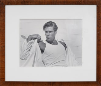 Bruce Weber (b1946) American Photographer for Calvin Klein Framed Original Male Portrait Photograph