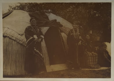 Harmon Percy Marble (1870-1945) Antique Original Western Native American Menomonee Photograph