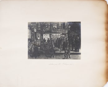 Glenn O. Coleman 1887–1932 Antique American Modernist Ashcan School Print