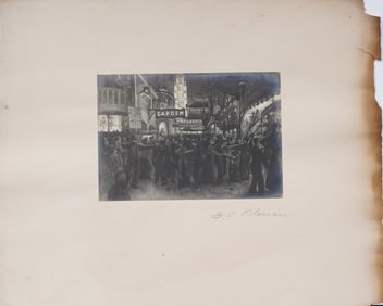 Glenn O. Coleman 1887–1932 Antique American Modernist Ashcan School Print