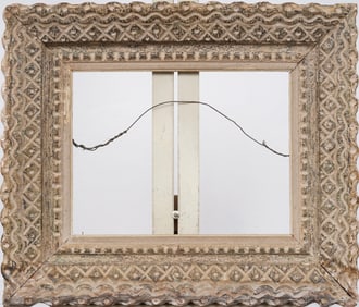 Impressive Wide American Modernist Oil Painting Frame Fits Standard 12 by 16 Inch Painting