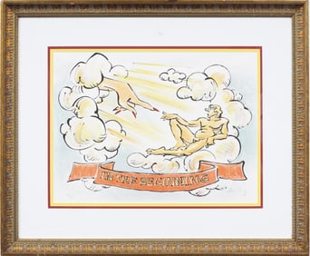 Lee Sharp Lorenz (1932 - 2022) Modernist Signed and Numbered Limited Edition Lithograph