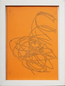 Lucy Soni Exhibited Contemporary Modernist Abstract Framed Drawing