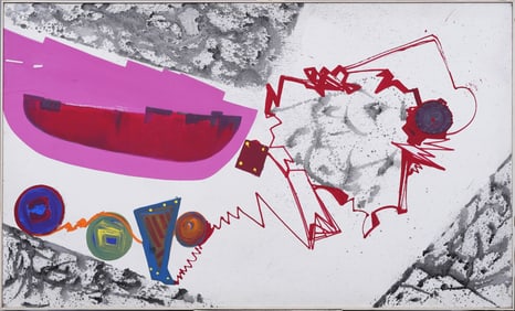 Dawn Kenzer Large Vintage American Abstract Expressionist New York School Signed Framed Painting