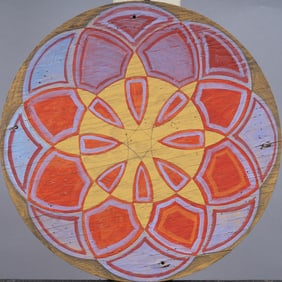 Vintage Mid Century Abstract Painting