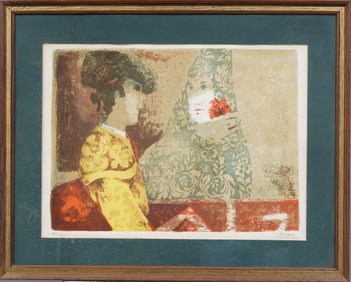 Alvar Sunol Munoz-Ramos (Born 1935) Vintage Spanish Bull Fighter Portrait Print