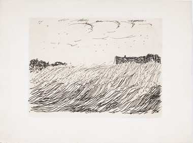 Maurice de Vlaminck (1876 - 1958) Modernist Landscape Print