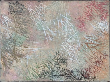 Fredric Karoly (1898 - 1987) Important Hungarian American Modernist Abstract Oil Painting 950