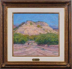 Ceferino Carnacini (1888 - 1964) Important Antique Exhibited Argentinian Impressionist Oil Painting