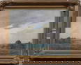 Frederick James Boston (1855 - 1932) Antique American Impressionist Landscape Signed Oil Painting
