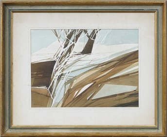 David Bomberg (1890 - 1957) Precisionist Abstract Framed Original Modern Painting