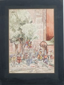 Antique American Original Oil Painting