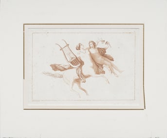 Antique French Centaur Print