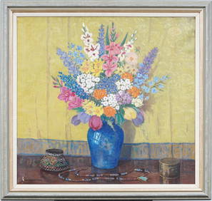 Clara Fairfield Perry (1870 - 1941) Large Female American Impressionist Flower Still Life Painting (1 of 7)