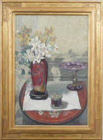Everett Lloyd Bryant (1864-1945) Signed American Impressionist Large Framed Still Life Oil Painting (1 of 7)