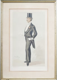 Vintage Vanity Fair Framed Print of a Gentlemen