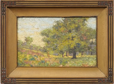 Hedley Williams Waycott (1865-1938) Antique American Impressionist Framed Landscape Painting