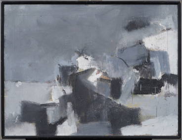 Early American Modernist Abstract Expressionist Framed Oil Painting (1 of 7)