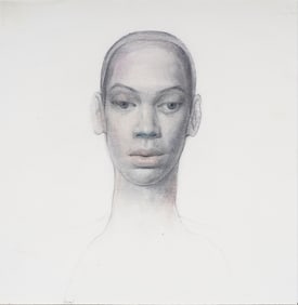 Steven Assael (Born 1957) Finely Executed American Realist Portrait Drawing