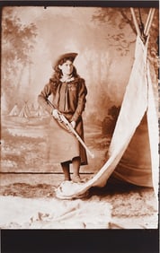 Antique Annie Oakley Original Rare Photograph Portrait