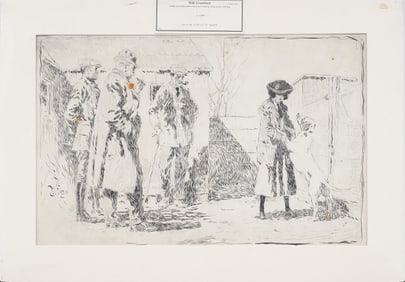 Will Crawford Signed American Illustration "Adoption Day" Original Drawing