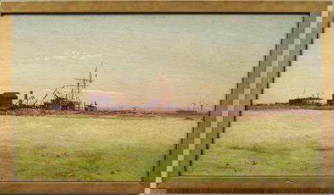 ATTR William Bradford (1823 - 1892) Antique American Winter Hudson River School Seascape Painting (1 of 6)
