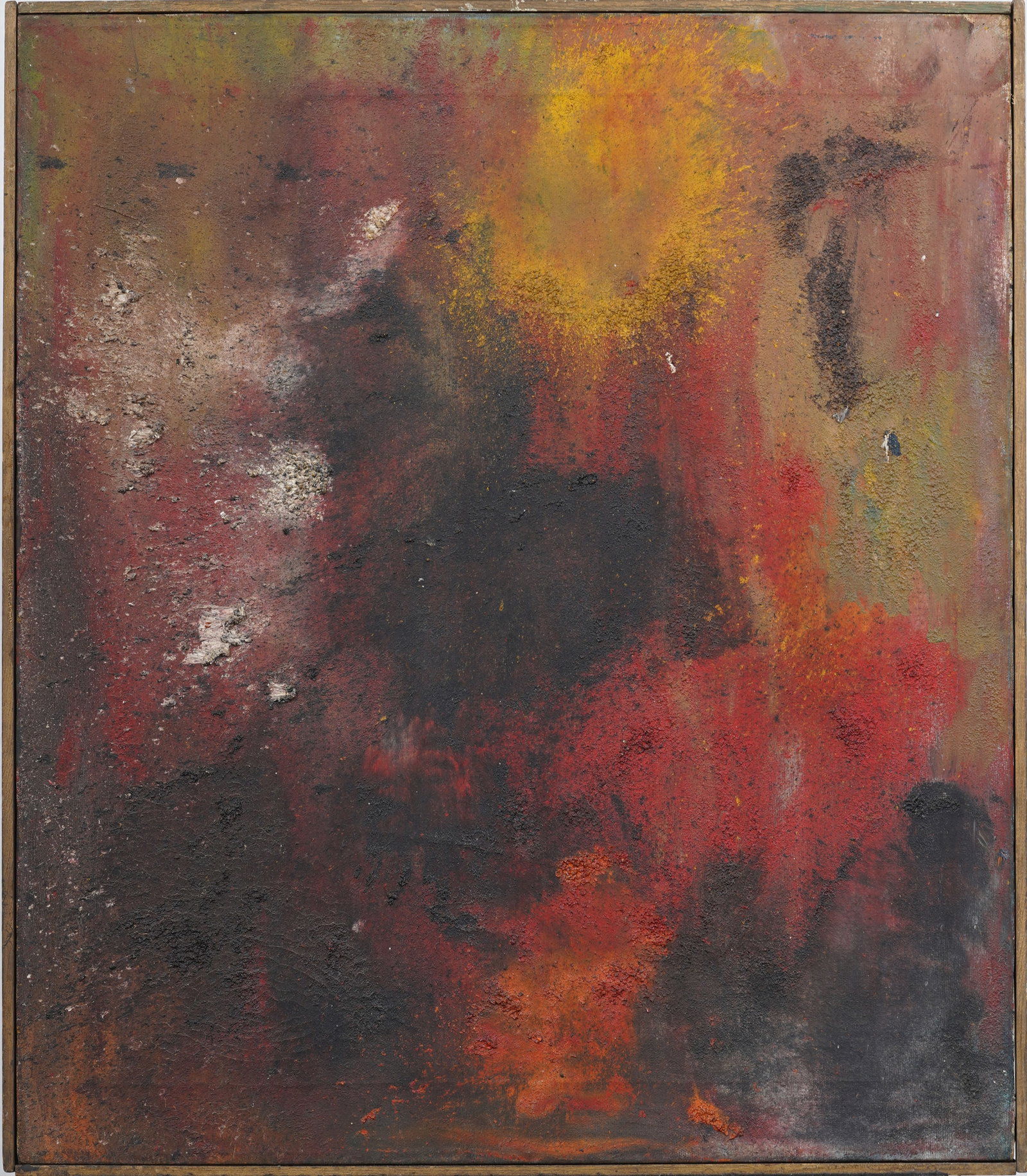 Brigette Hegeman Signed Mid Century Abstract Expressionist Framed Modern Oil Painting: Antique American modernist oil painting. Oil on canvas. Signed verso. Framed. Measuring: 24 by 21 inches overall, and 23 by 20 painting alone. Please see all images for condition. Size is measured and