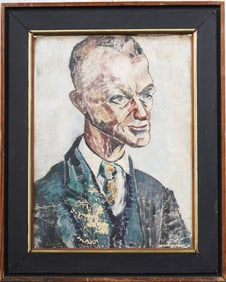 Gertrude Ryder Bennett (1901-1982) Important Exhibited New York Portrait