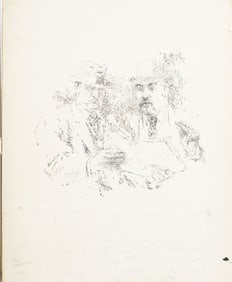 Will Crawford (1869 - 1944) Antique American Realist Male Portrait Original Drawing
