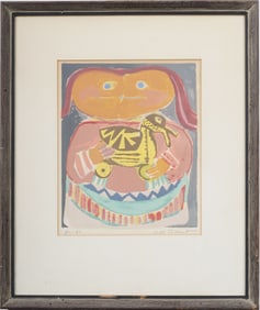Will R. Barnet (1911 - 2012) Early Rare Print Antique American Modernist Signed Numbered Art