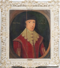 ATTR Paulus Moreelse (1571 - 1638) Antique Dutch Old Master 17th Century Male Portrait Painting