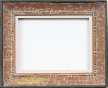Antique American Modernist Oil Painting Frame Fits 9 x 12 Artwork