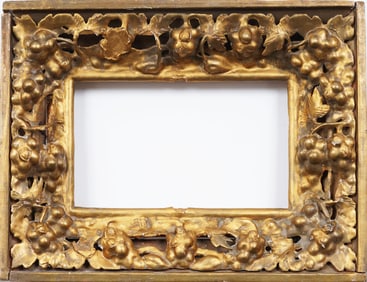 Antique Gold Fancy Giltwood Oil Painting Frame
