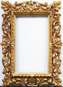 Fancy Gold Giltwood Oil Painting Frame